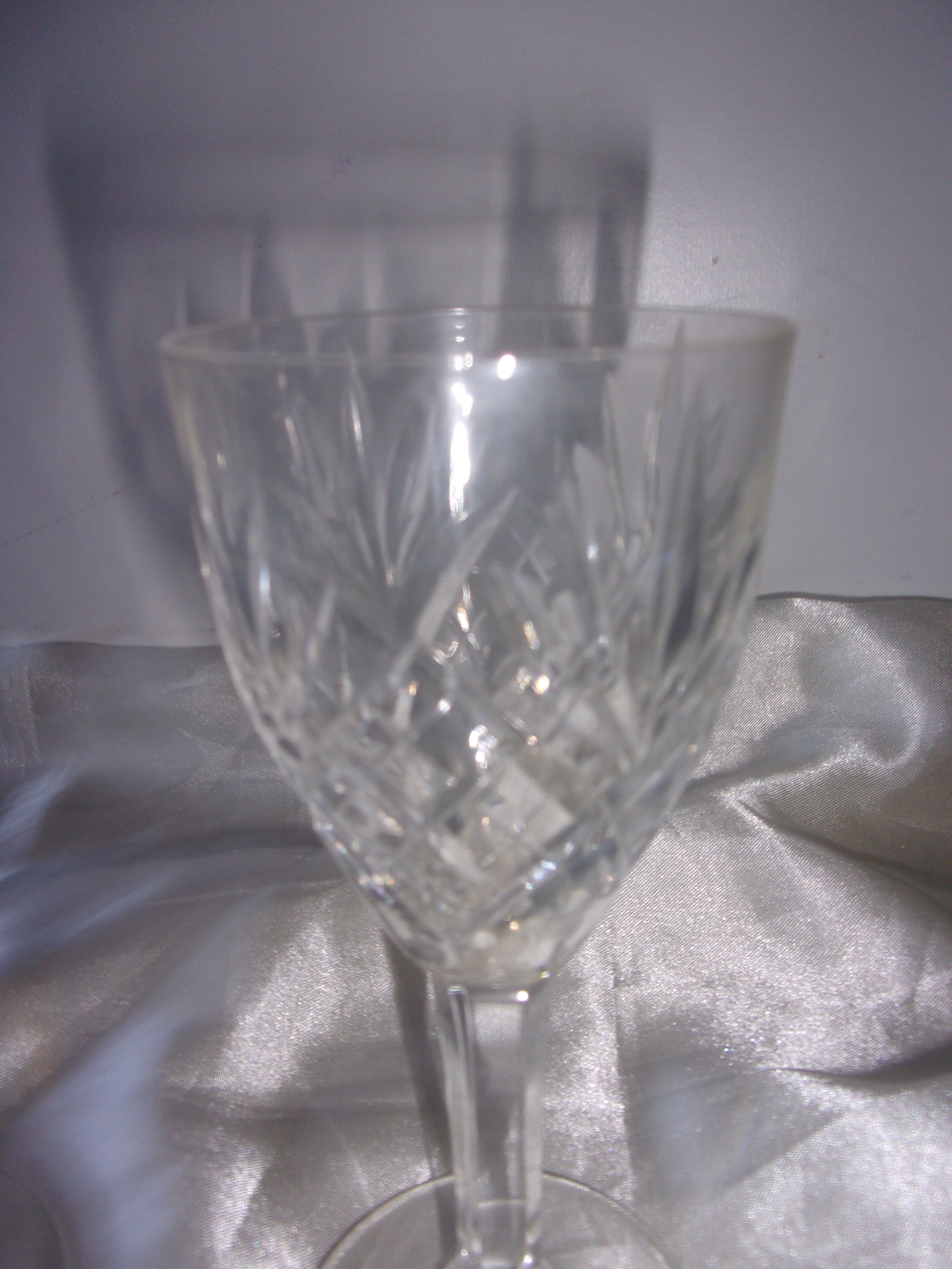 St Louis crystal wine glasses