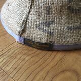 Tam-tam tab dressed in burlap and canvas