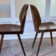 Paire de chaises Baumann modèle "Oeil" distribution Henri Julien