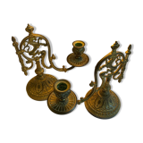 Bronze candlesticks