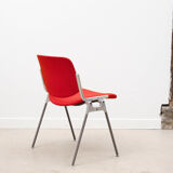 DSC 106 chair by G.Piretti for Castelli red