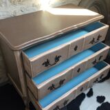 Chest of drawers patina crossbow