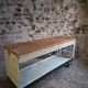 Table de drapier vintage / Îlot de cuisine – Années 1930