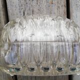 Pique oval flowers in Reims glass