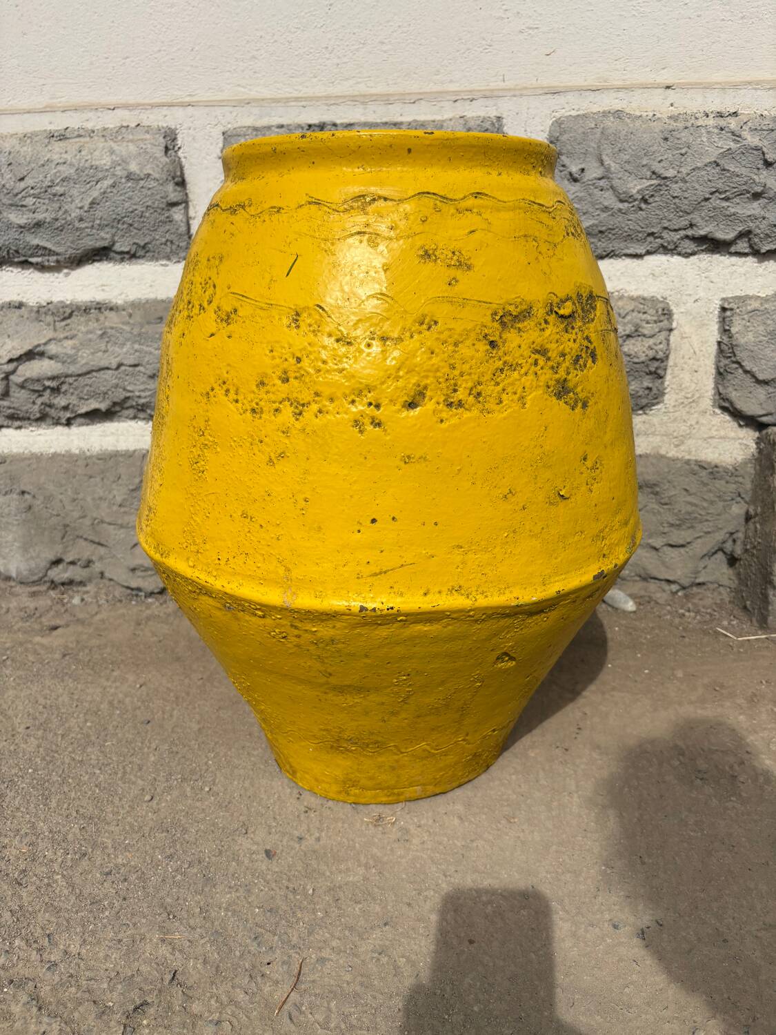 Spanish terracotta pottery jar