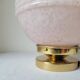 Art Deco lamp in brass and glass by Clichy