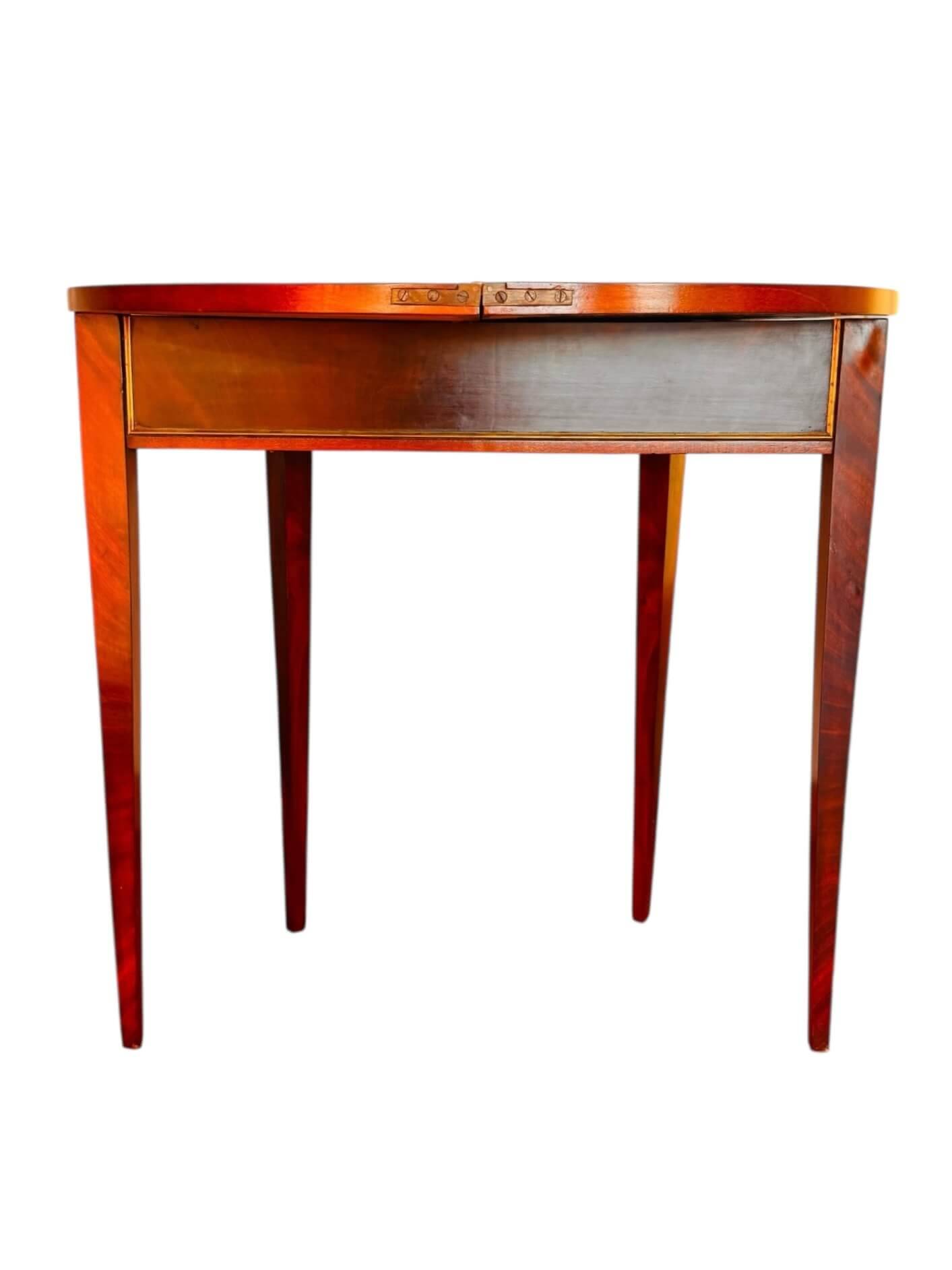 Table console demi-lune
