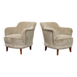 Fauteuils-chaises cocktail du milieu du siècle conçu par Pál Vince, 1947 Hongrie