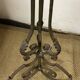 Art Deco wrought iron floor lamp base from the 1940s