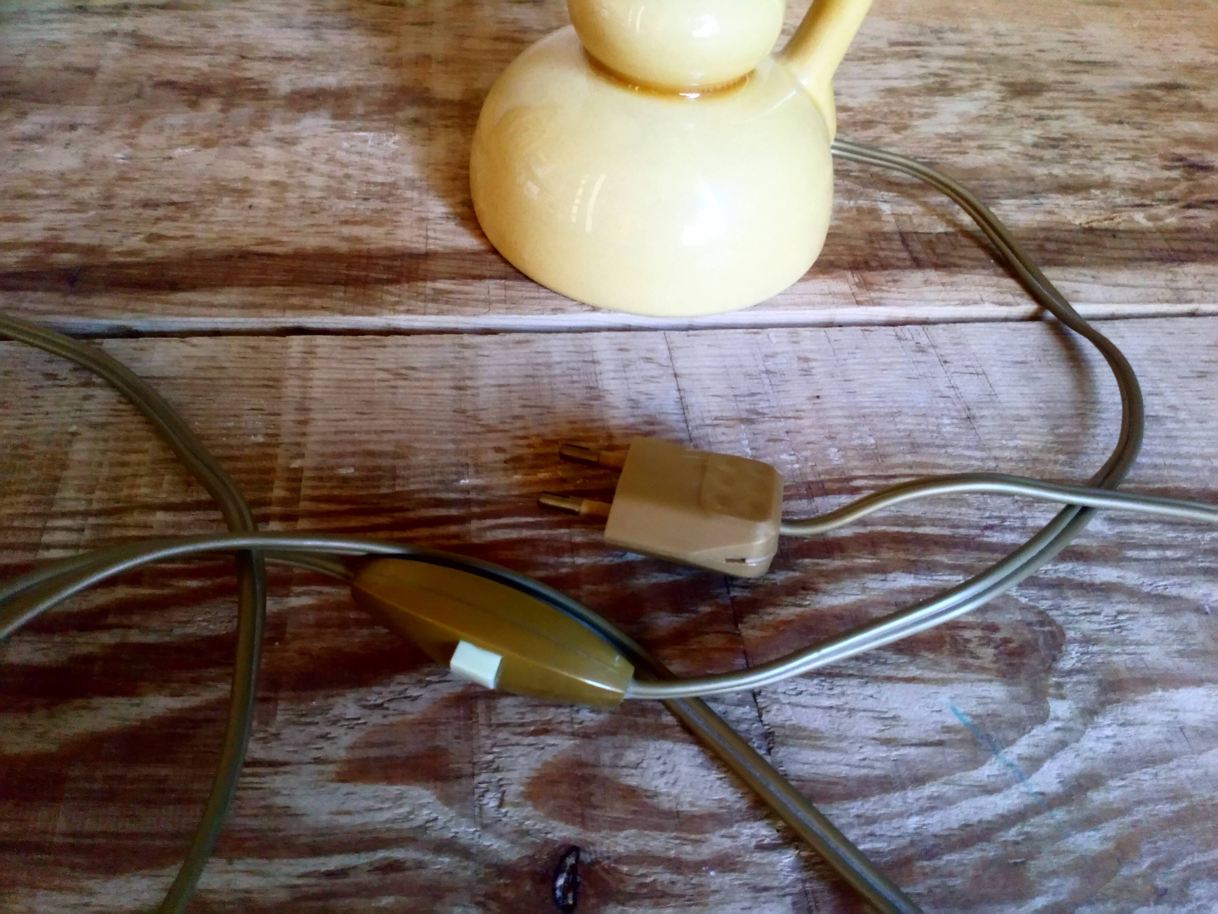 Vintage ceramic bedside lamp