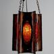 Suspension, Potiers d'Accolay, Patinated Copper and Fractal Resin, Circa 1970