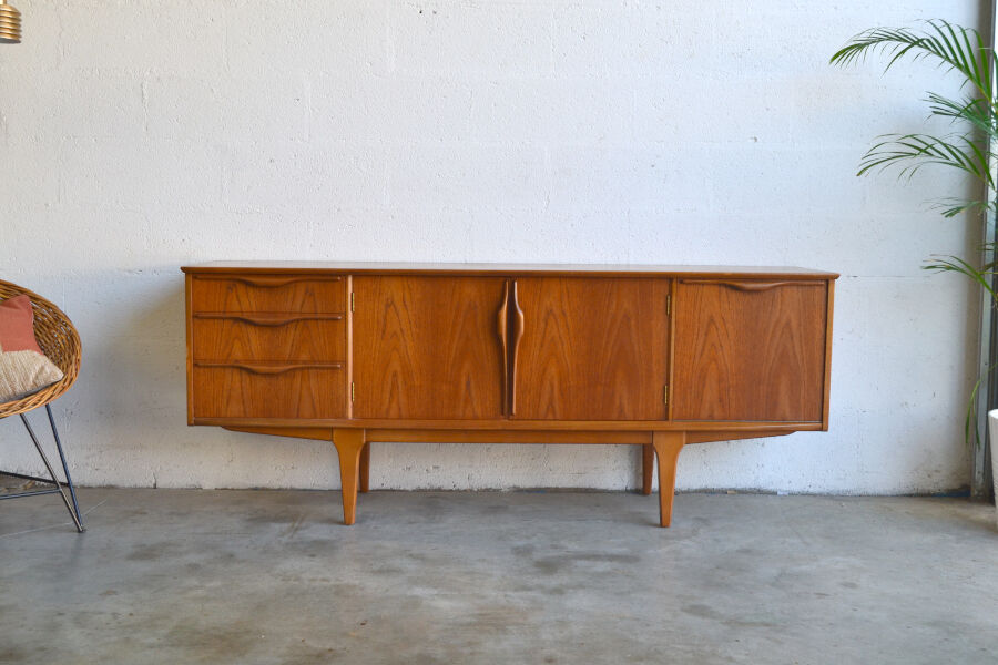 Enfilade par Jentique – poignées « vague » * 183 cm