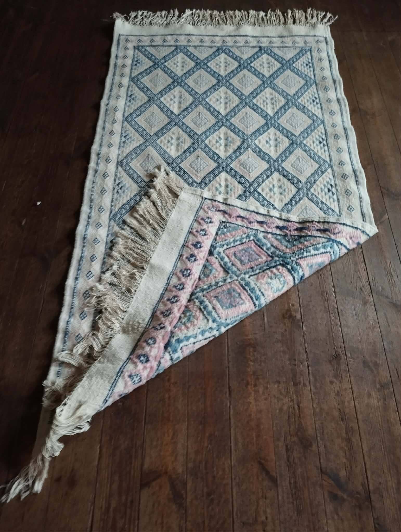 Handmade Berber Kilim Kairouan 203x102cm