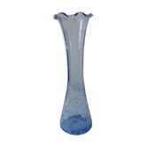 70s-toothed blue vase