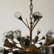 Atomic chandelier by Vereinigte Werkstätten München, 1950s, Germany
