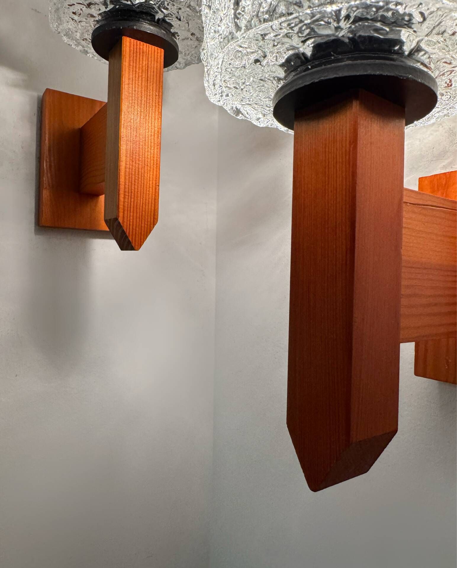 Appliques IKEA pin massif années 80