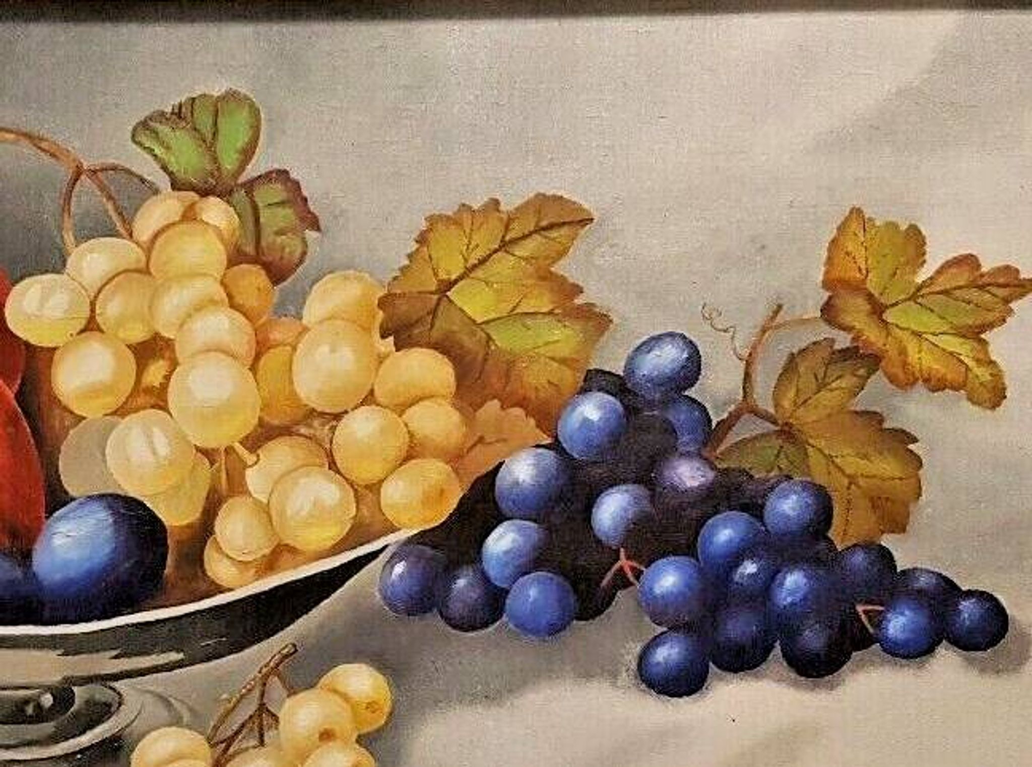 Tableau nature morte aux fruits - Huile sur panneau - Epoque 1930