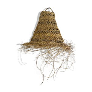 Wicker pendant lamp