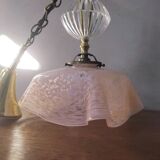 Clichy clouded glass handkerchief suspension
