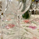 Crystal wine glasses (bud-shaped foot)