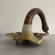Adorable decorative centrepiece sculpture in the shape of a brass duck, 1970s, Germany.