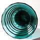 Large antique Art Deco emerald cut crystal vase, Bohemia 1920-1930