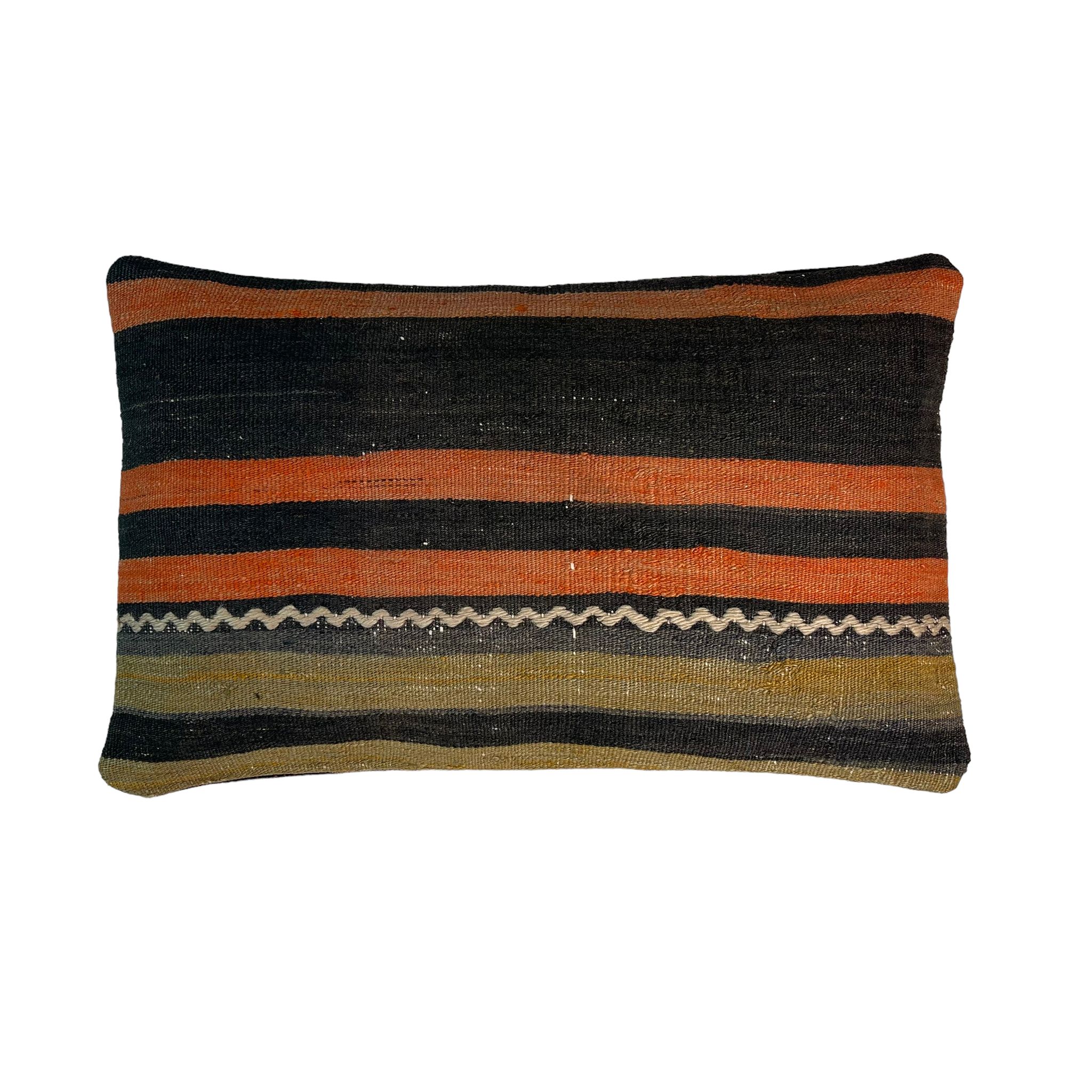 Housse de coussin kilim turc vintage 30x50cm