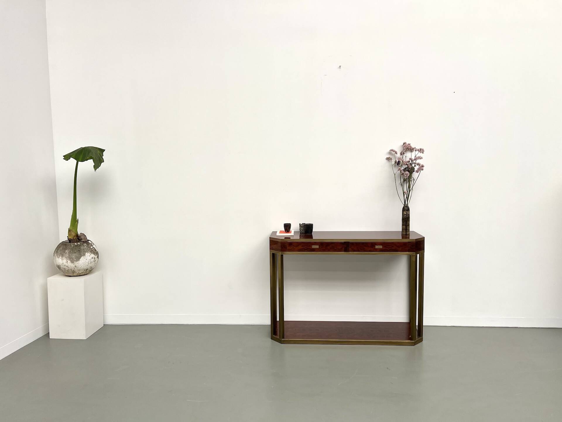 Jean-Claude Mahey lacquered console table