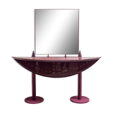 Console avec miroir postmoderne par Saporiti Italia, années 80