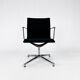 Italian-designed ICF UNA 708LC aluminum office chairs, 2000s