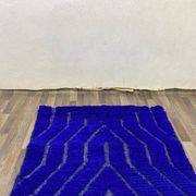 Handmade pure wool traditional carpet blue 1.5/2.5 m