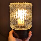 Bakelite and glass lamp from the 60s