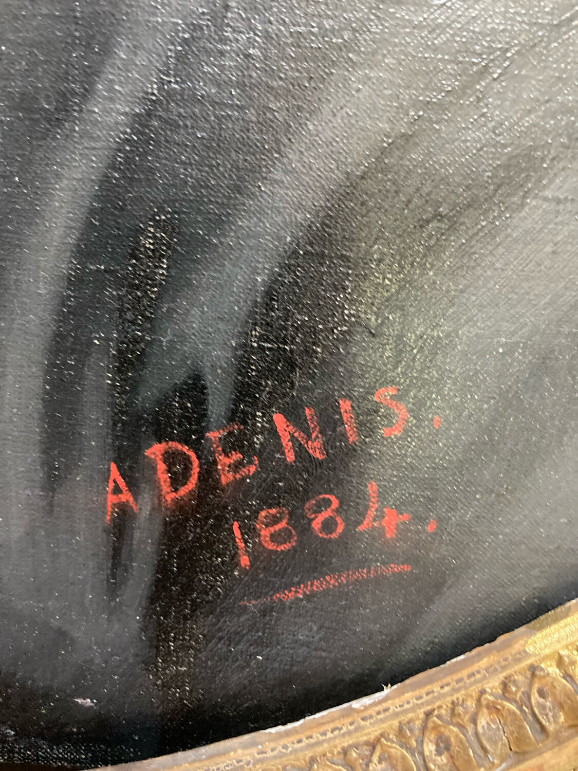 Portrait of a woman from the 19th century.