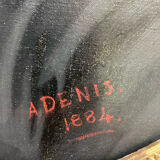 Portrait of a woman from the 19th century.