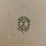 1 plat de service en porcelaine Lourioux