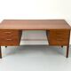 Danish teak desk with drawers, 1960s