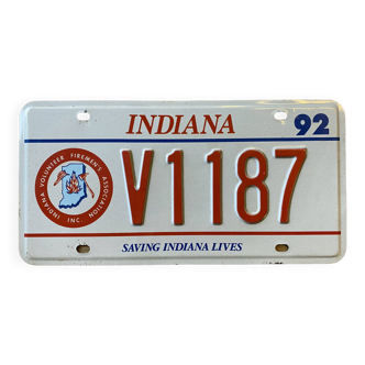 Plaque Indiana V1187