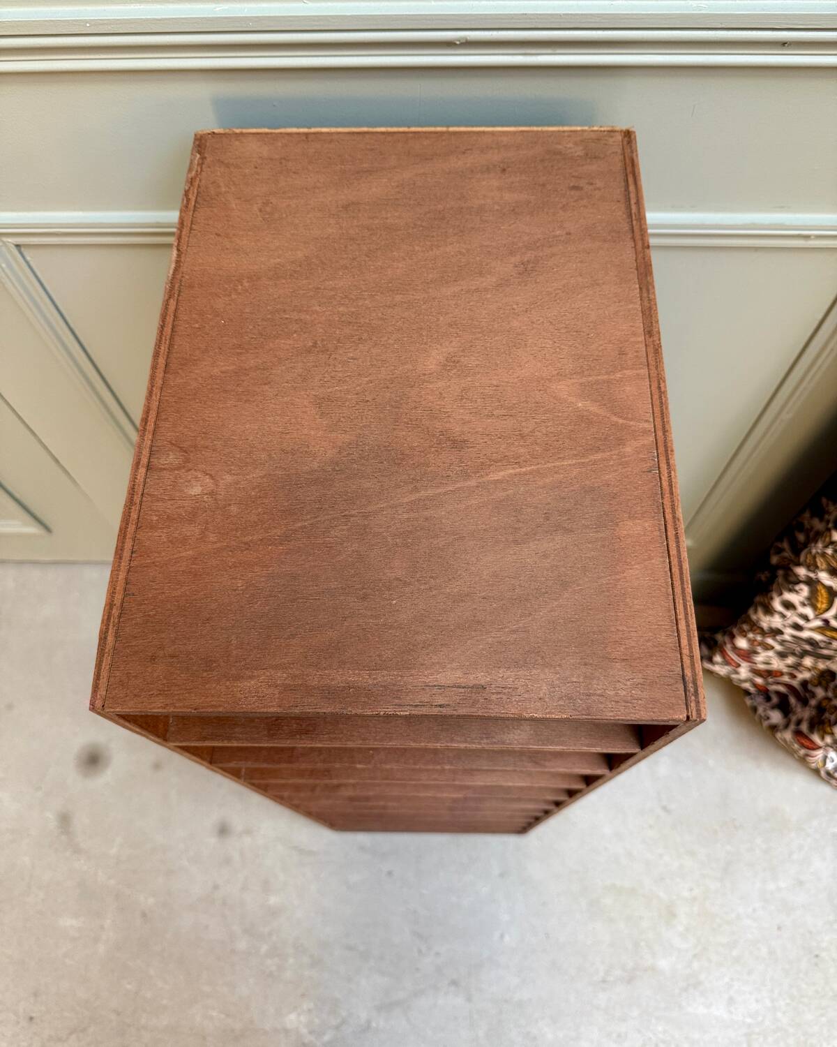 Meuble trieur en bois 70s (rénové)