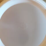 Globe 30cm en verre blanc ancien