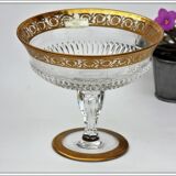 Fuit cup or centerpiece by St Louis Crystal model Thistle