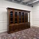 Large English Bookcase with Glass Doors