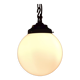 Suspension globe opaline vintage