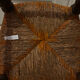 Brutalised Low Chair in Turned Wood in the Style of Charles Dubouyt