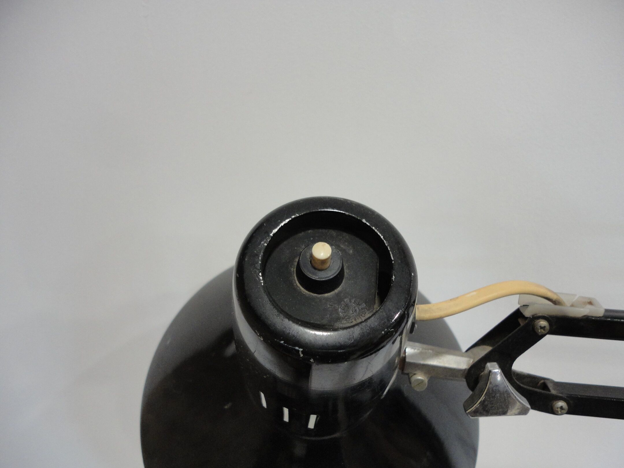 Lamp architect 70s, black Ledu type 231