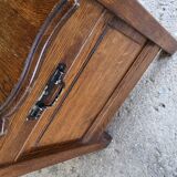 Coffre en bois en chêne massif