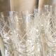 Suite of 11 port or digestive glasses in engraved glass from the 1930-1940