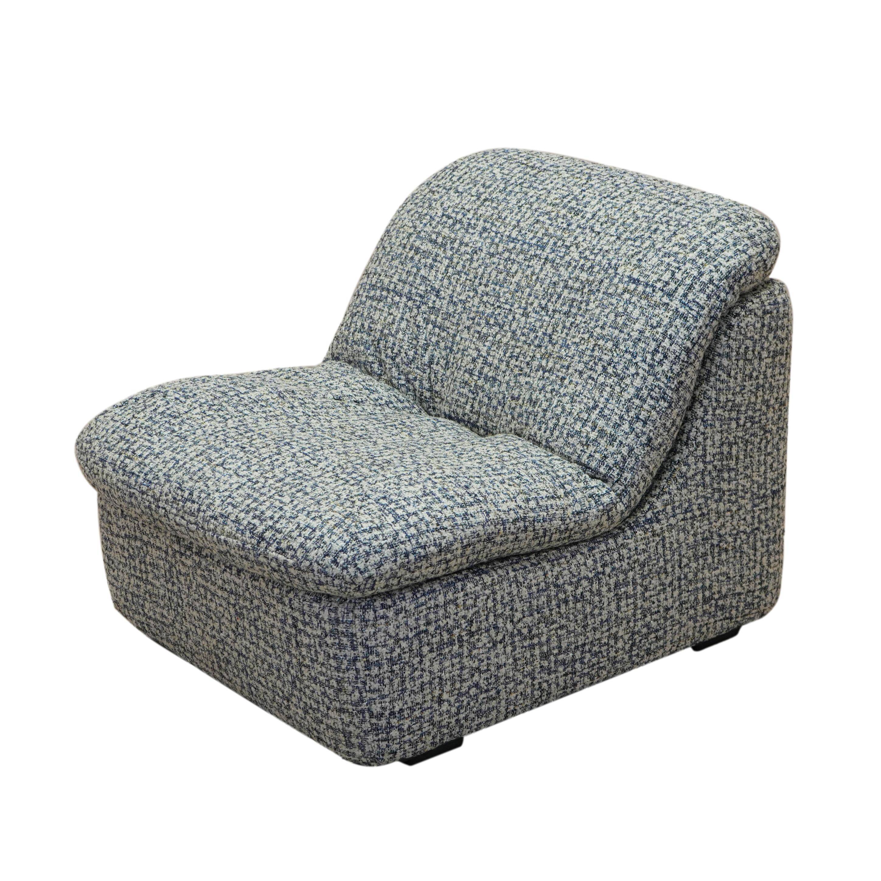 Fauteuil, design italien, années 1970, fabriqué en Italie