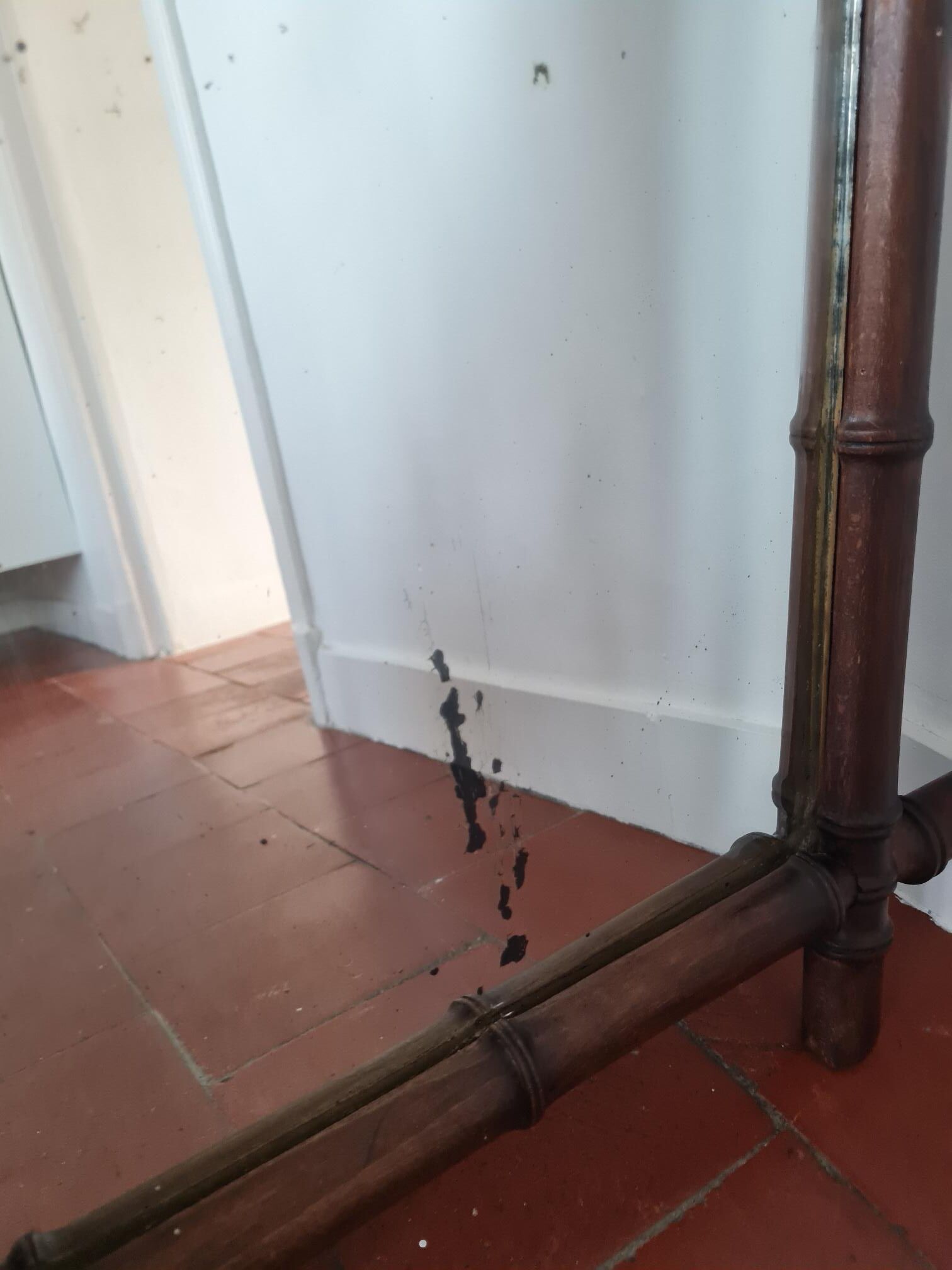 Bamboo mirror 63x48cm