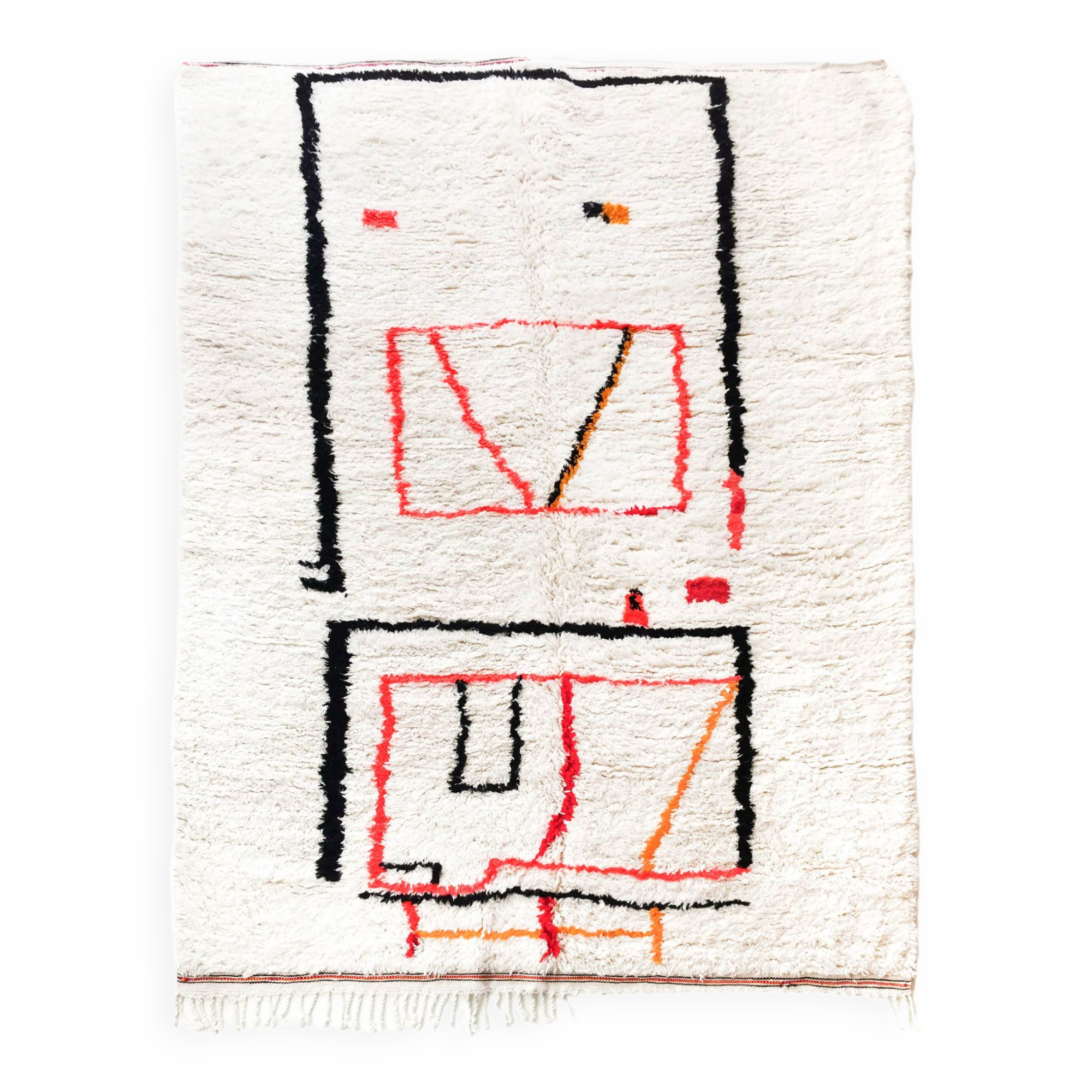 Azilal Moroccan Berber carpet with colorful patterns new