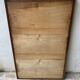 Large art deco mirror in varnished oak